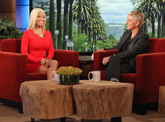Nicki Minaj, Ellen DeGeneres, The Ellen DeGeneres Show Nicki Minaj, Ellen DeGeneres, The Ellen DeGeneres Show